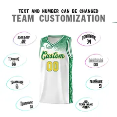 White Cloud Pattern Sports Uniform Basketball Jersey 4