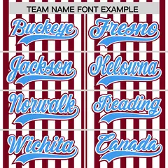 White Crimson American Flag Graffiti Baseball Jersey 3