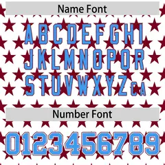 White Crimson American Flag Graffiti Baseball Jersey 4