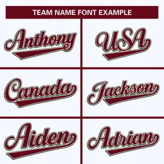 White Crimson Full-Snap Raglan Letterman Baseball Jacket 5