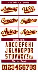 White Crimson-Gold Classic Style Hockey Jersey 3