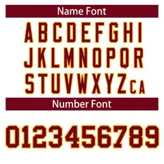 White Crimson-Gold Classic Style Hockey Jersey 4