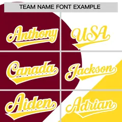 White Crimson-Gold Half Heart Color Block Baseball Jersey 3