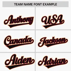 White Crimson Phonetic Rhythm Authentic Baseball Jersey 3