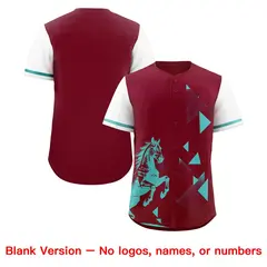White Crimson Raptor Series Raglan Baseball Jersey 8