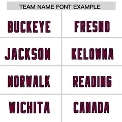 White Crimson Side Stripe Athletic Football Jersey 3