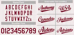 White Crimson Stripe Fashion Authentic Baseball Jersey 3