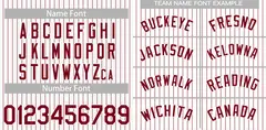 White Crimson Stripe Fashion Authentic Baseball Jersey 3