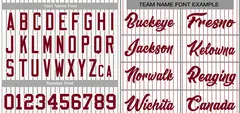 White Crimson Stripe Fashion Authentic Baseball Jersey 3