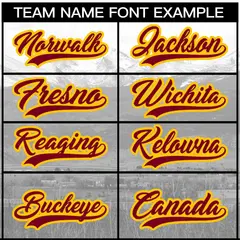 White Crimson-Yellow Denver City Skyline Baseball Jersey 3