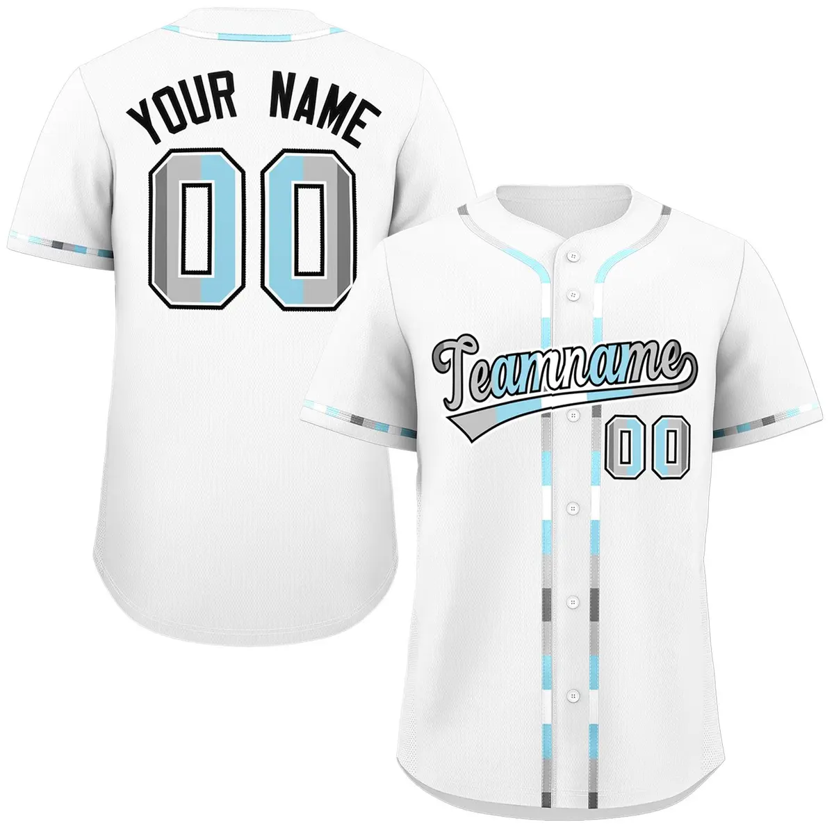 White Demiboy Pride Month Classic Authentic Baseball Jersey