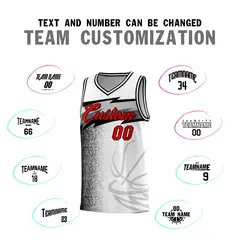 White Dot Scatter Graffiti Pattern Basketball Jersey 3
