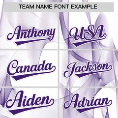 White Fumes Graffiti Pattern Authentic Baseball Jersey 3