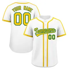 White Gold Classic Authentic Baseball Jersey