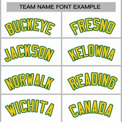 White Gold-Green Classic Varsity Full-Snap Letterman Jacket 3