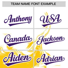 White Gold Ink Pattern Authentic Baseball Jersey 3