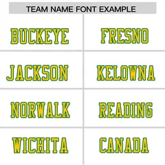 White Gold-Kelly Green Color Block Raglan Football Jersey 3