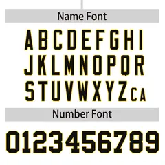White Gold Phonetic Rhythm Authentic Baseball Jersey 4