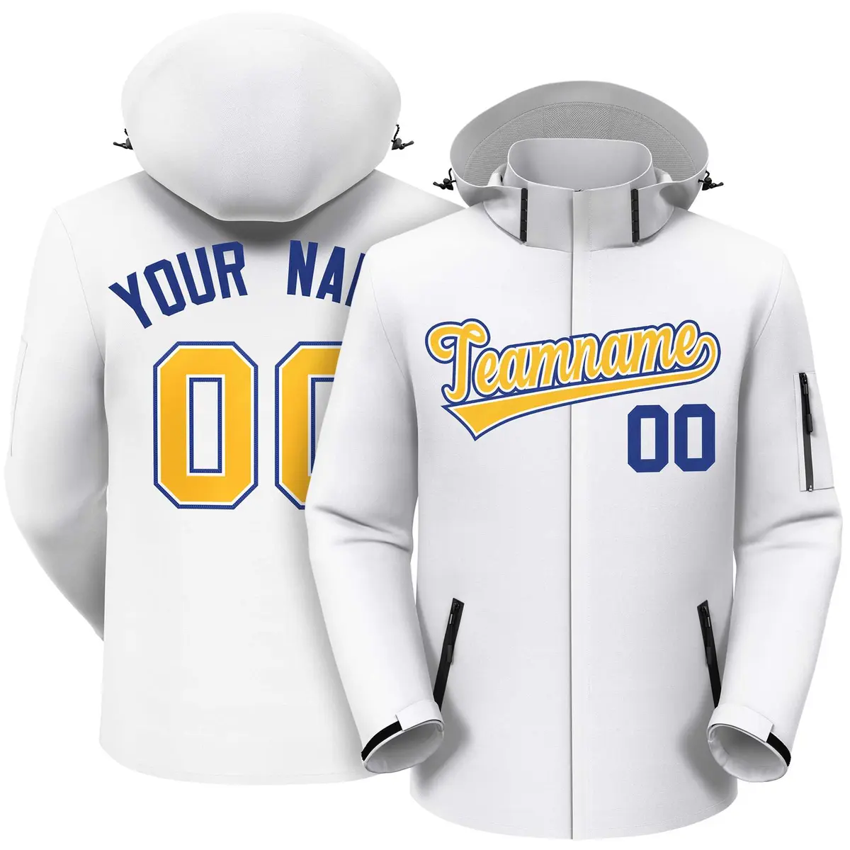 White Gold-Royal Classic Style Waterproof Jacket