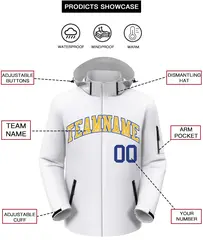 White Gold-Royal Classic Style Waterproof Jacket 2