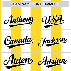 White Gold Stripe Two-Button Softball Jersey 3