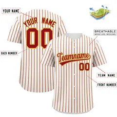 White Gold Tricolor Stripe Fashion Baseball Jersey 2
