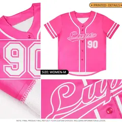 White Gold-White Full-Button Classic Baseball Jersey 4