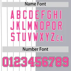 White Gray Pink Pinstripe Raglan Baseball Jersey 4