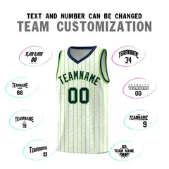 White Gray Pinstripe Retro Sets Uniform Basketball Jersey 4