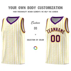 White Gray Pinstripe Retro Sets Uniform Basketball Jersey 3