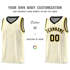 White Gray Pinstripe Retro Sets Uniform Basketball Jersey 3
