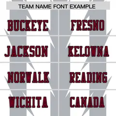 White Gray Razr Stripe Graffiti Pattern Flag Football Jersey 3