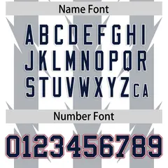 White Gray Razr Stripe Graffiti Pattern Flag Football Jersey 4
