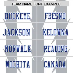 White Gray Razr Stripe Graffiti Pattern Flag Football Jersey 3