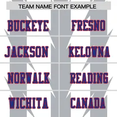 White Gray Razr Stripe Graffiti Pattern Flag Football Jersey 3