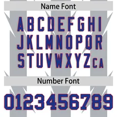 White Gray Razr Stripe Graffiti Pattern Flag Football Jersey 4