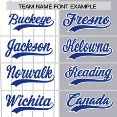 White Gray Royal Pinstripe Raglan Baseball Jersey 26