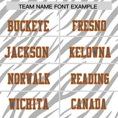 White Gray Tiger Stripe Graffiti Pattern Football Jersey 3