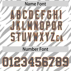 White Gray Tiger Stripe Graffiti Pattern Football Jersey 4