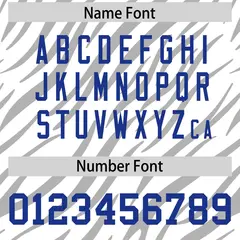 White Gray Tiger Stripe Graffiti Pattern Football Jersey 4