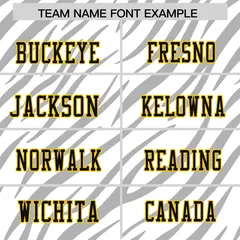 White Gray Tiger Stripe Graffiti Pattern Football Jersey 3