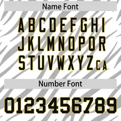 White Gray Tiger Stripe Graffiti Pattern Football Jersey 4