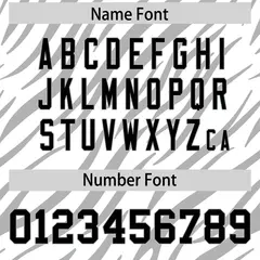 White Gray Tiger Stripe Graffiti Pattern Football Jersey 4