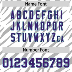 White Gray Tiger Stripe Graffiti Pattern Football Jersey 4