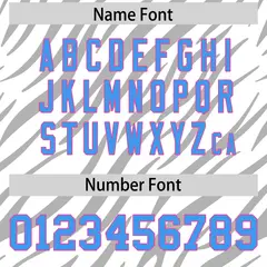 White Gray Tiger Stripe Graffiti Pattern Football Jersey 4