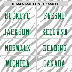 White Gray Tiger Stripe Graffiti Pattern Football Jersey 3
