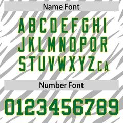 White Gray Tiger Stripe Graffiti Pattern Football Jersey 4