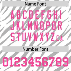 White Gray Tiger Stripe Graffiti Pattern Football Jersey 4