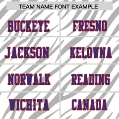 White Gray Tiger Stripe Graffiti Pattern Football Jersey 3