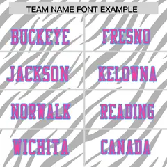 White Gray Tiger Stripe Graffiti Pattern Football Jersey 3